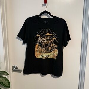 Zoe + Liv Black Sunburst Graphic Tee